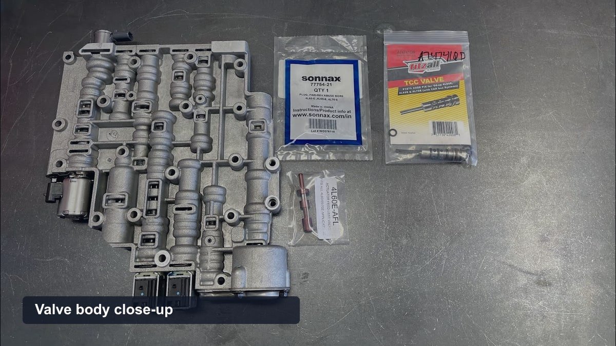 4L60 Gearbox: GM's 4-Speed Transmission Specs and Problems Valve body close-up