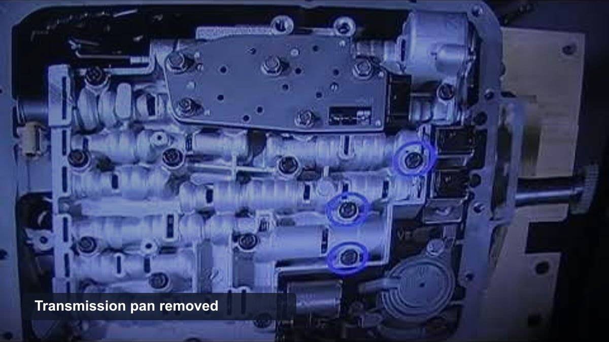 4L60 Gearbox: GM's 4-Speed Transmission Specs and Problems Transmission pan removed