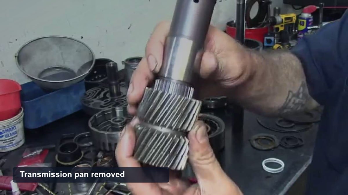 4L80E Transmission: Specs, Applications, and 5 Common Problems Transmission pan removed