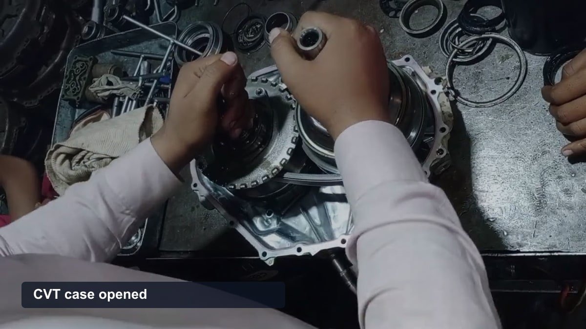 Continuously Variable Transmission (CVT): How It Works and 5 Common Problems CVT case opened
