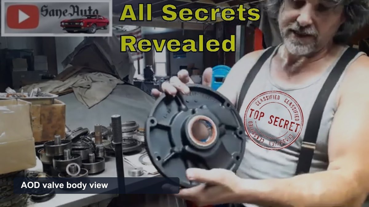 Ford AOD Transmission: Specs, History, and 1980-1993 Applications AOD valve body view