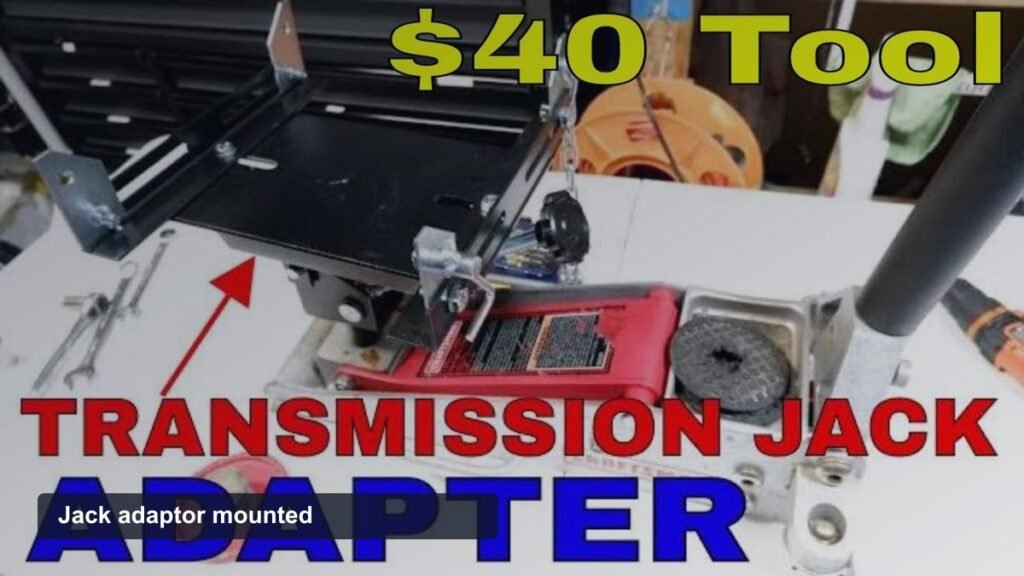 Gearbox Jack Adaptor: Product data; pricing from Sealey's official listing and UK marketplace data Jack adaptor mounted