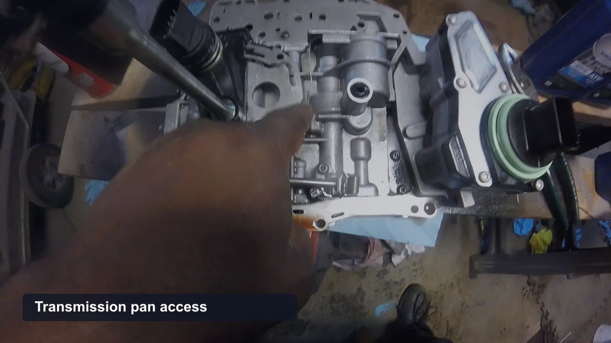 Gearbox Solenoid: 6 Signs of Failure and What Replacement Costs Transmission pan access