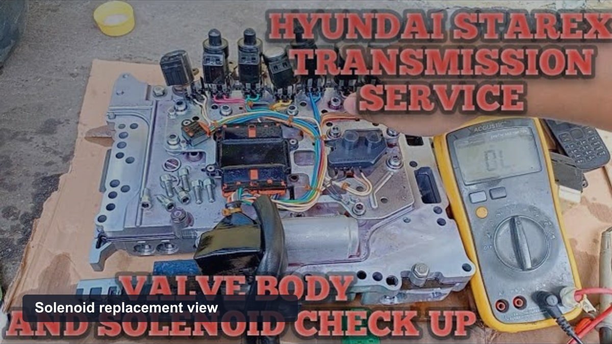Gearbox Solenoid: 6 Signs of Failure and What Replacement Costs Solenoid replacement view