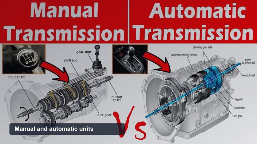 Manual Gearboxes VS Automatic Differ in Control, Fuel Economy, and Repair Cost, and Automatics Now Make Up Over 98% of New Car Sales Manual and automatic units