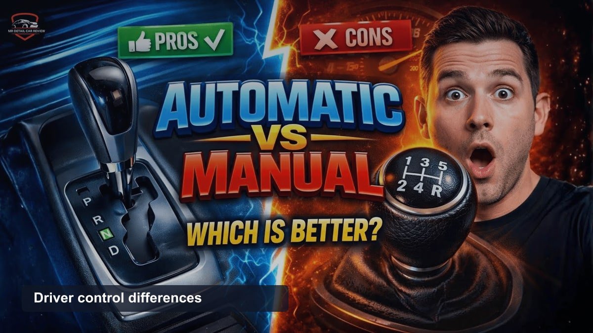 Manual Gearboxes VS Automatic Differ in Control, Fuel Economy, and Repair Cost, and Automatics Now Make Up Over 98% of New Car Sales Driver control differences