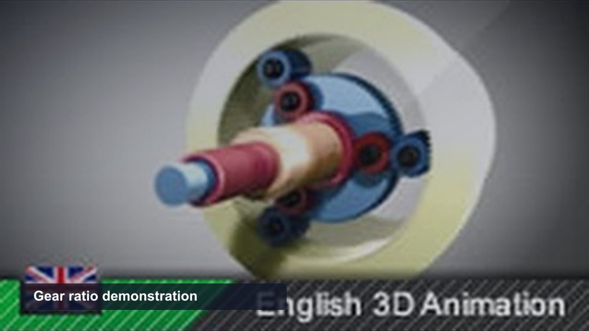 Planetary Gearbox Explained: How It Works and Gear Ratio Formulas Gear ratio demonstration